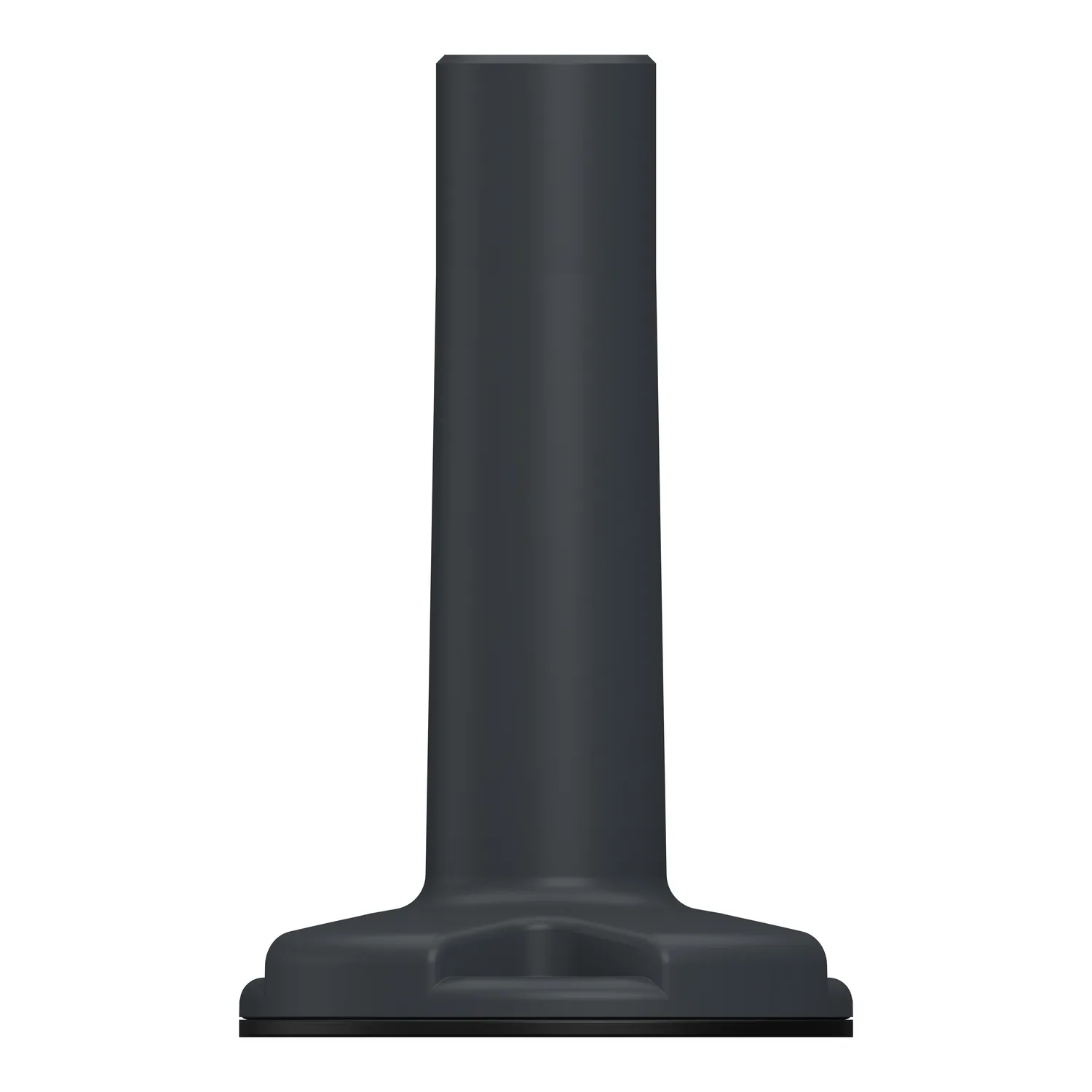 XVZ02 - Plastic Fixing Plate with Pole in grey - 2