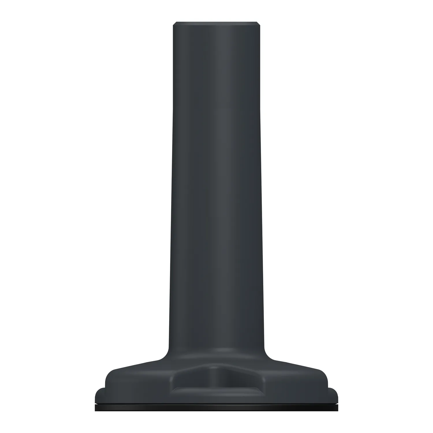 XVZ02 - Plastic Fixing Plate with Pole in grey - 3