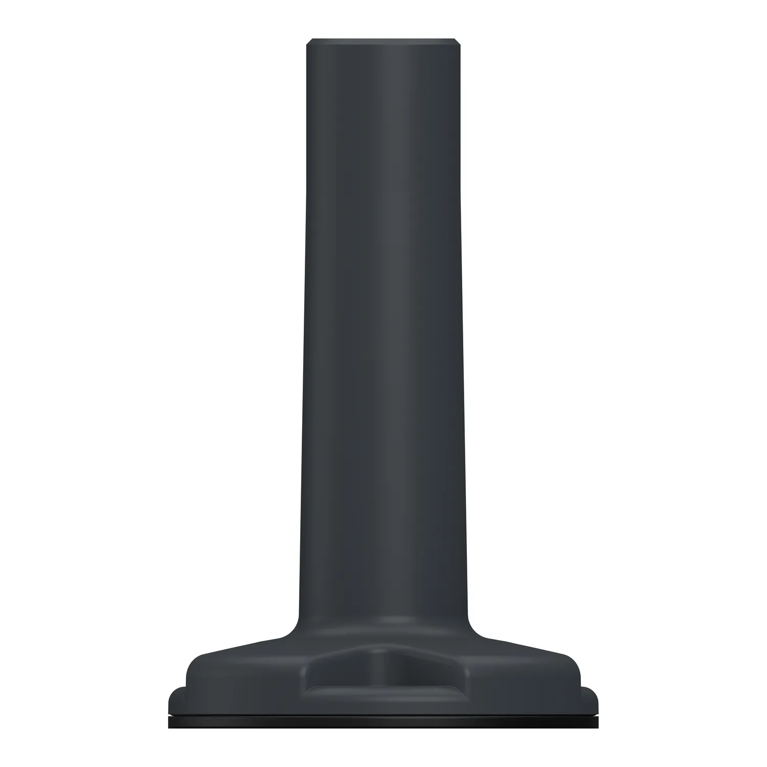 XVZ02 - Plastic Fixing Plate with Pole in grey - 5