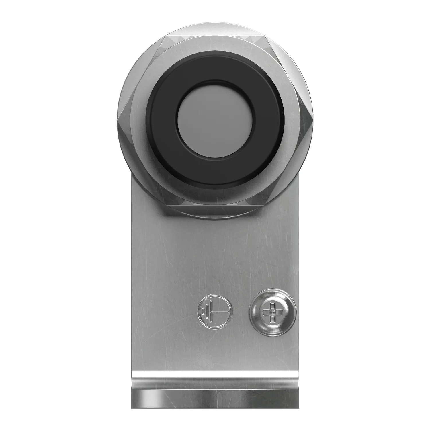Montagewinkel mit Rohr, Harmony XV4/XV6/XVB7, modular, Metall, L-Winkel, 100mm Aluminium-Rohr, silber - 4