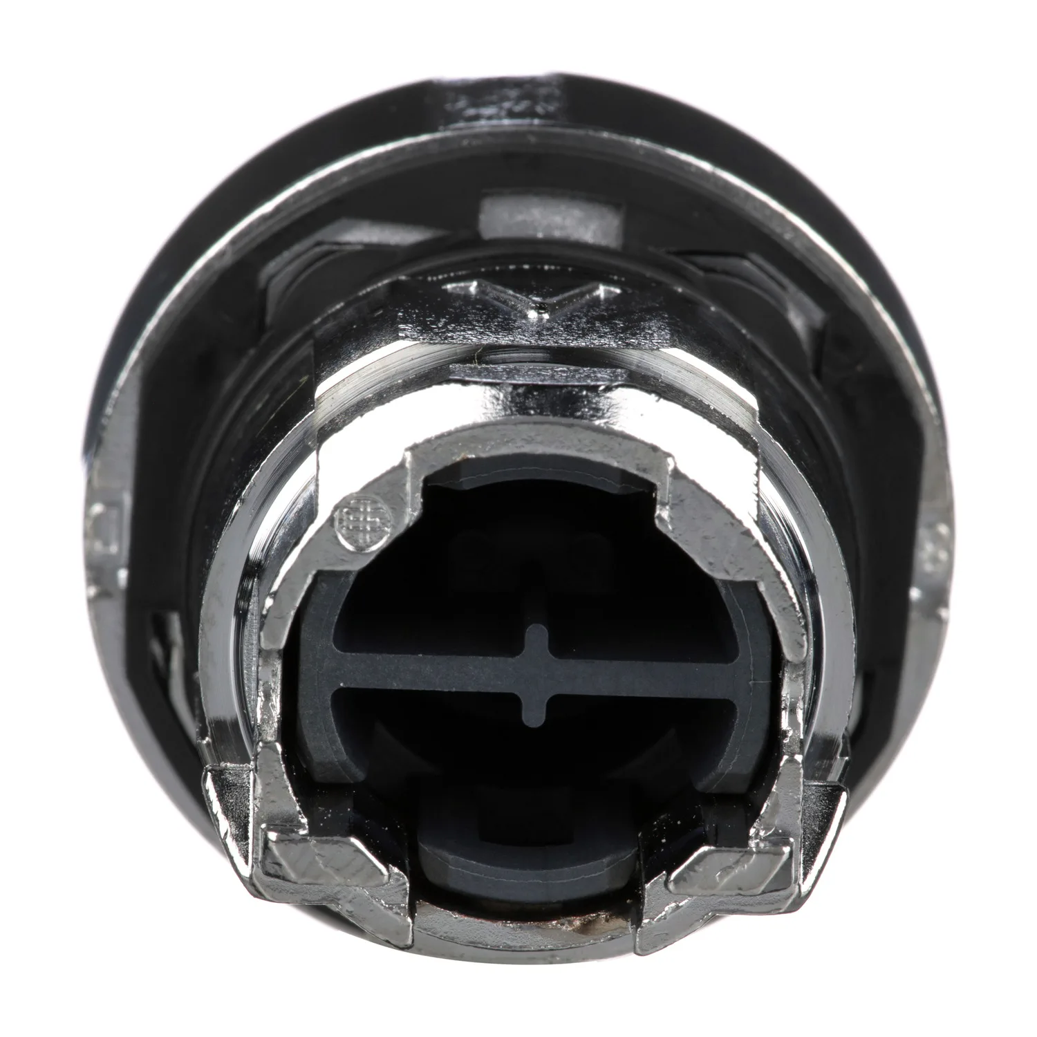 Schalter: Druck; 22mm; Stab.Pos: 1; schwarz; Fehlen; IP66; flach - 2