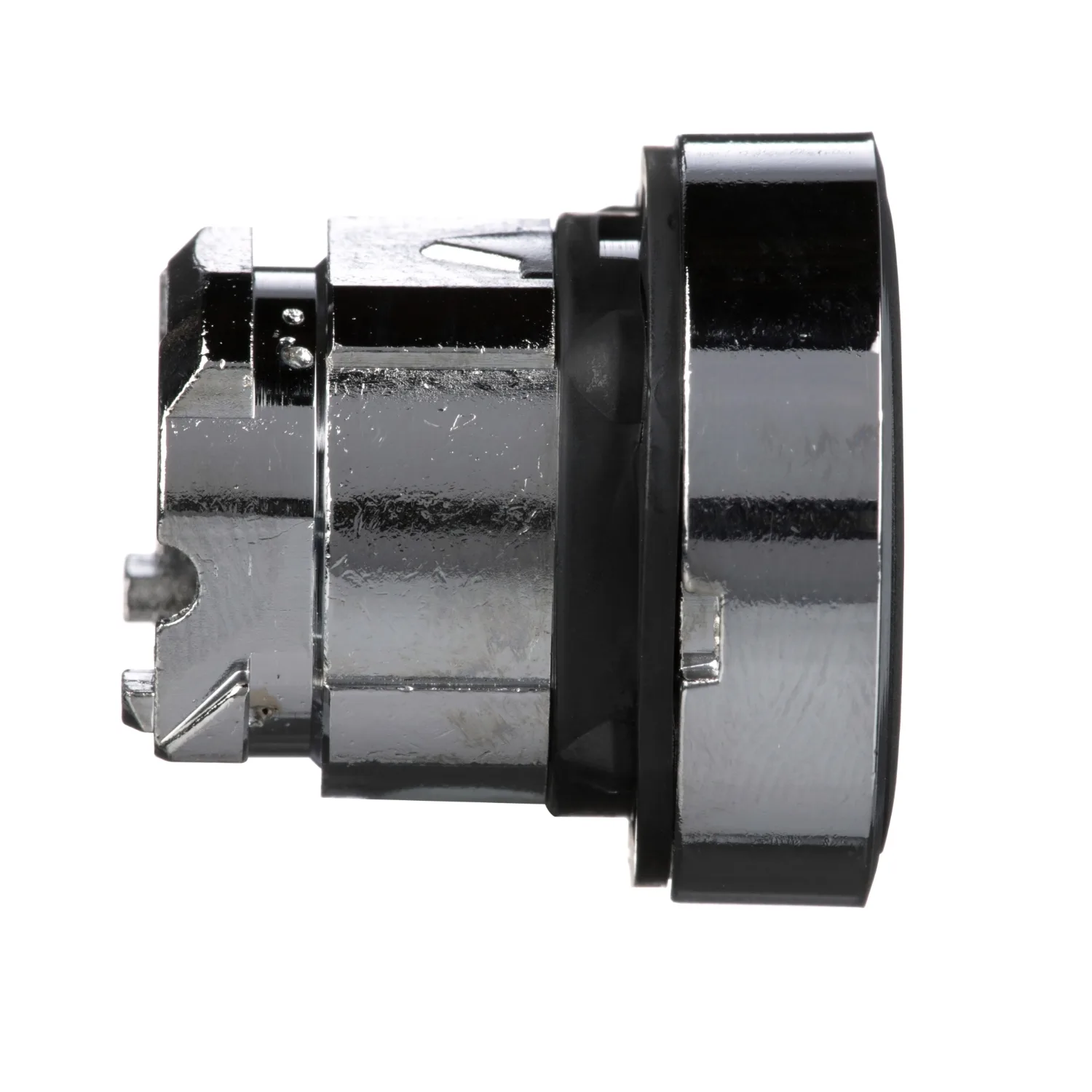 Schalter: Druck; 22mm; Stab.Pos: 1; schwarz; Fehlen; IP66; flach - 3