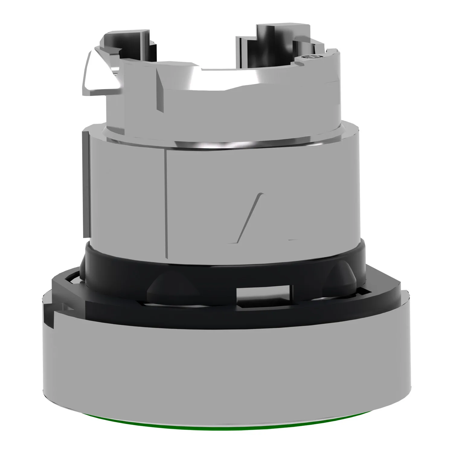Schalter: Druck; 22mm; Stab.Pos: 1; grün; Fehlen; IP66; flach; Pos: 2 - 3