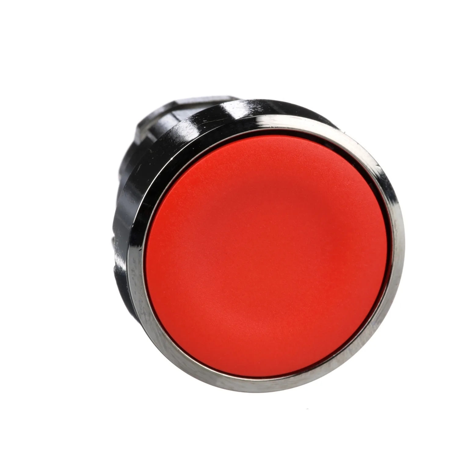 Schneider ZB4BA4 - Switch: push-button; 22mm; Stabl.pos: 1; red; none; IP66; flat; Pos: 2
