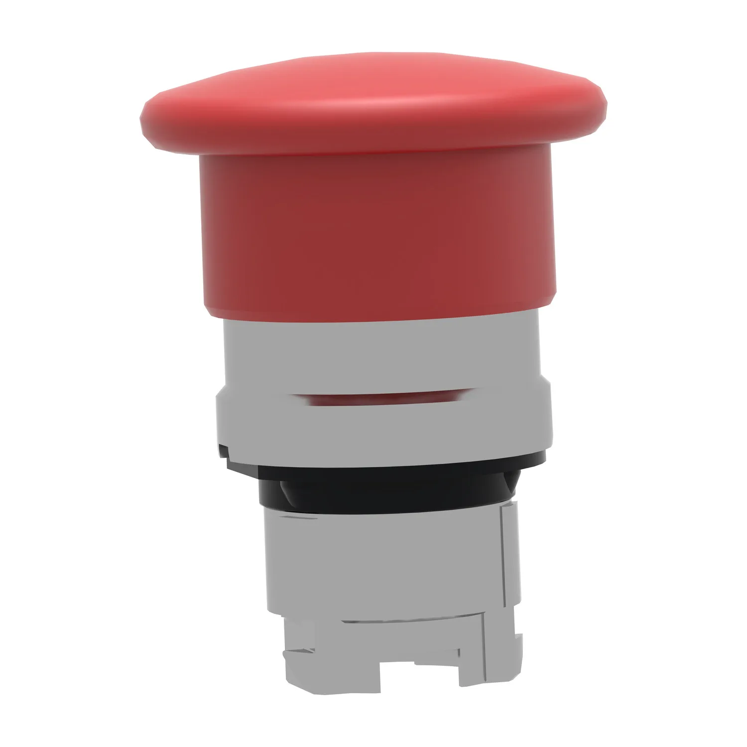 Schalter: Druck; 22mm; Stab.Pos: 1; rot; Fehlen; IP66; Pilz-; Pos: 2 - 2
