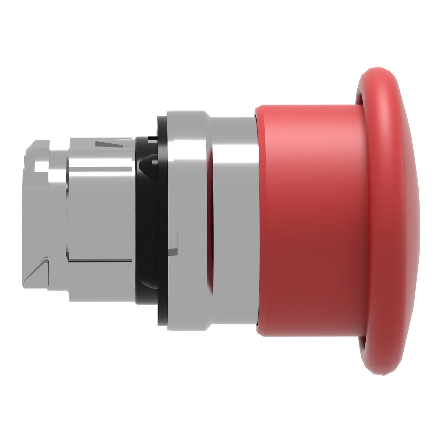 Schalter: Druck; 22mm; Stab.Pos: 1; rot; Fehlen; IP66; Pilz-; Pos: 2 - 3