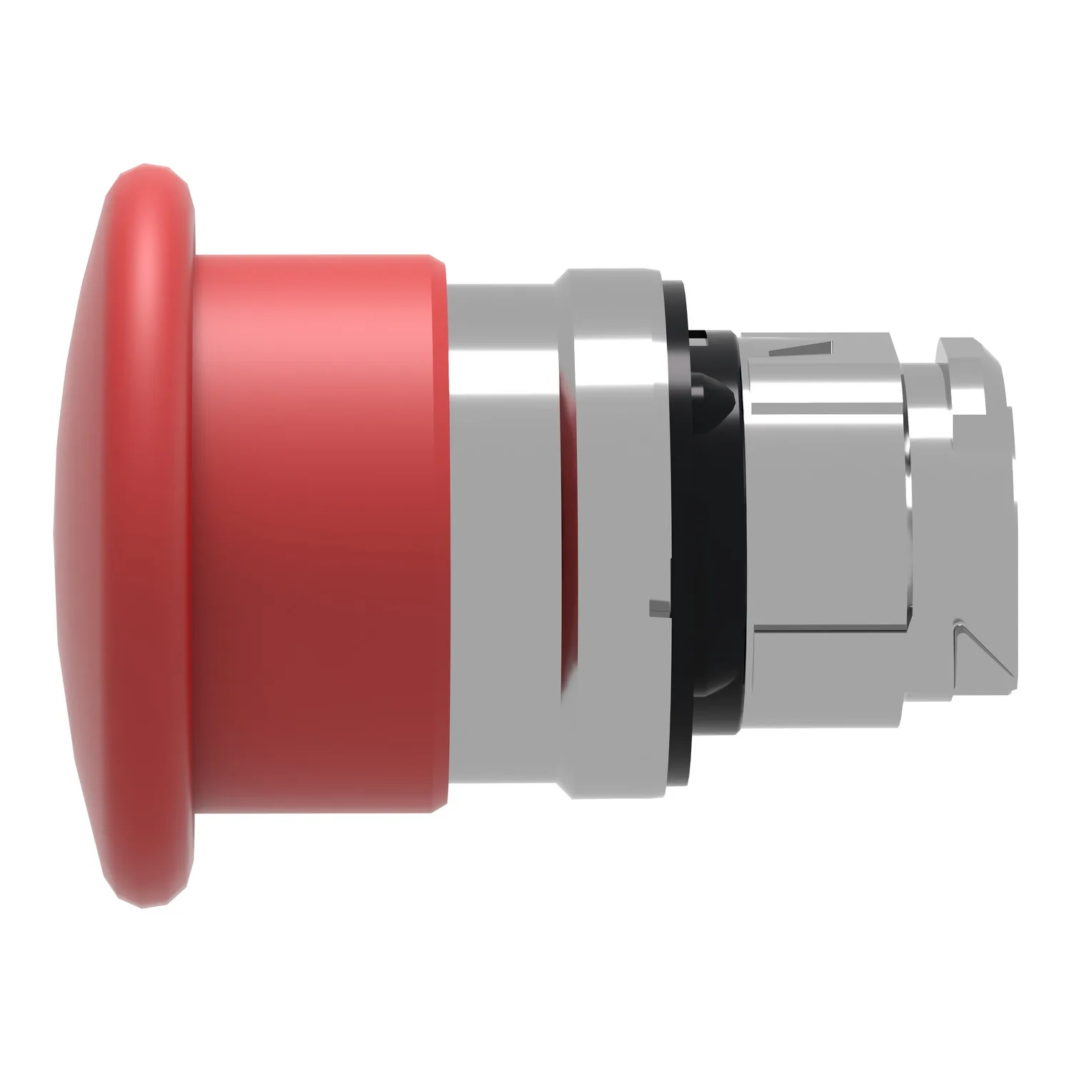 Schalter: Druck; 22mm; Stab.Pos: 1; rot; Fehlen; IP66; Pilz-; Pos: 2 - 4
