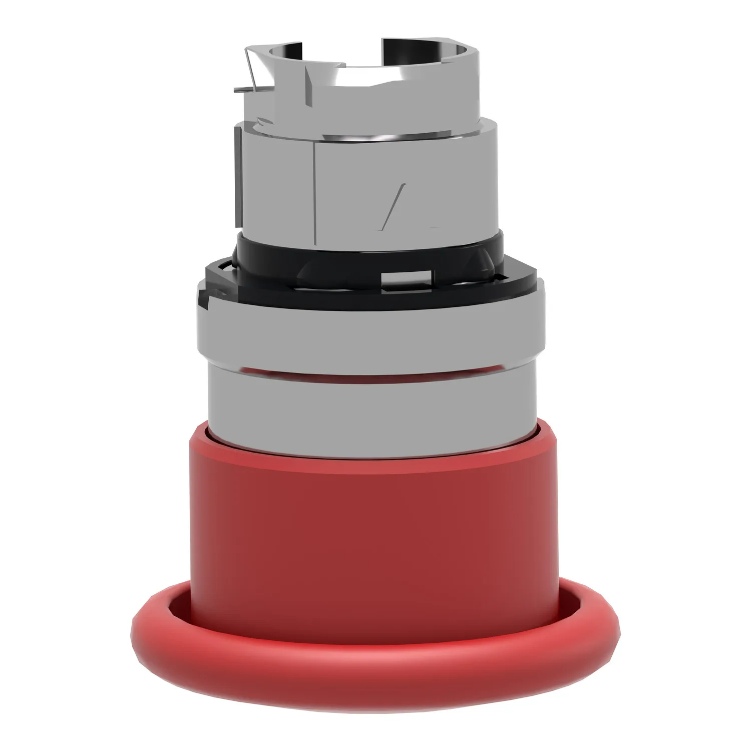 Schneider ZB4BC4 - Anahtar: basmalı düğme; 22mm; Sabit poz: 1; kırmızı; yok; IP66; mantar
