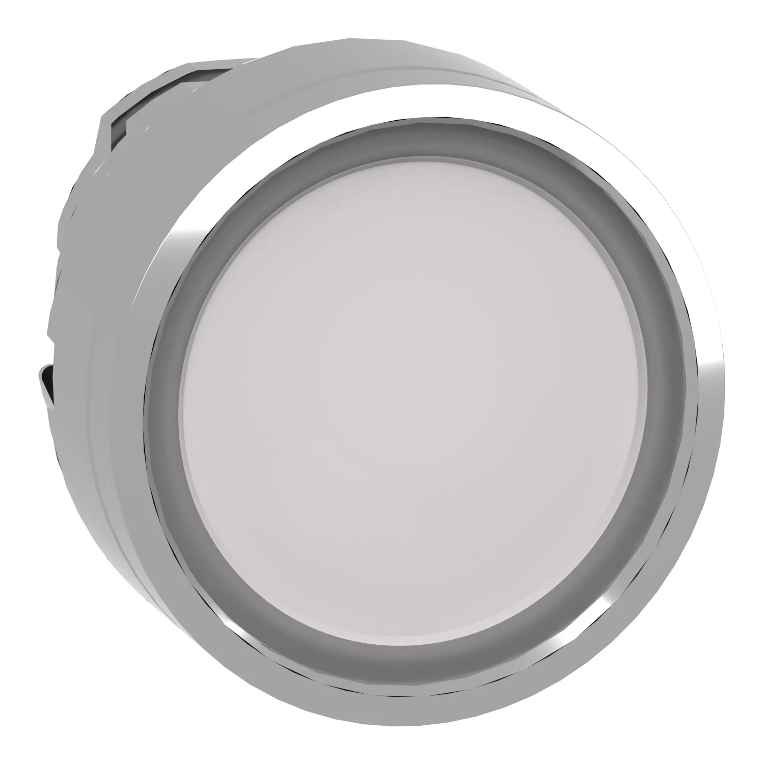 Schneider ZB4BH013 - Commutateur: bouton-poussoir; 22mm; Pos.stab: 2; blanc; IP66; plat