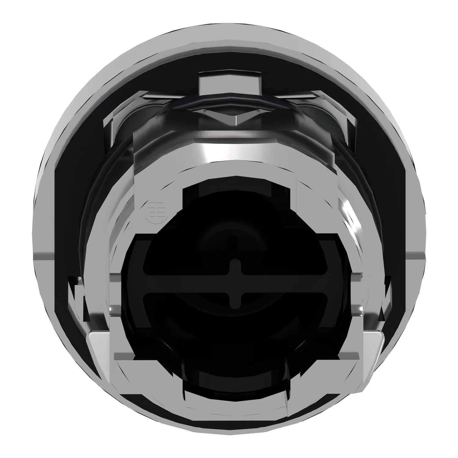 Switch: push-button; 22mm; Stabl.pos: 2; black; none; IP66; flat - 4