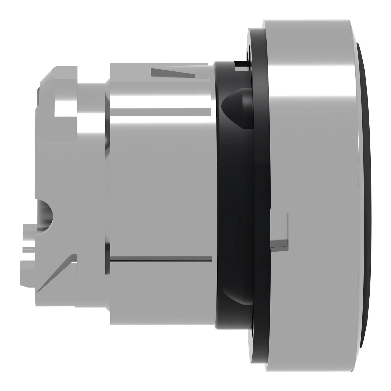 Schneider ZB4BH02 - Switch: push-button; 22mm; Stabl.pos: 2; black; none; IP66; flat