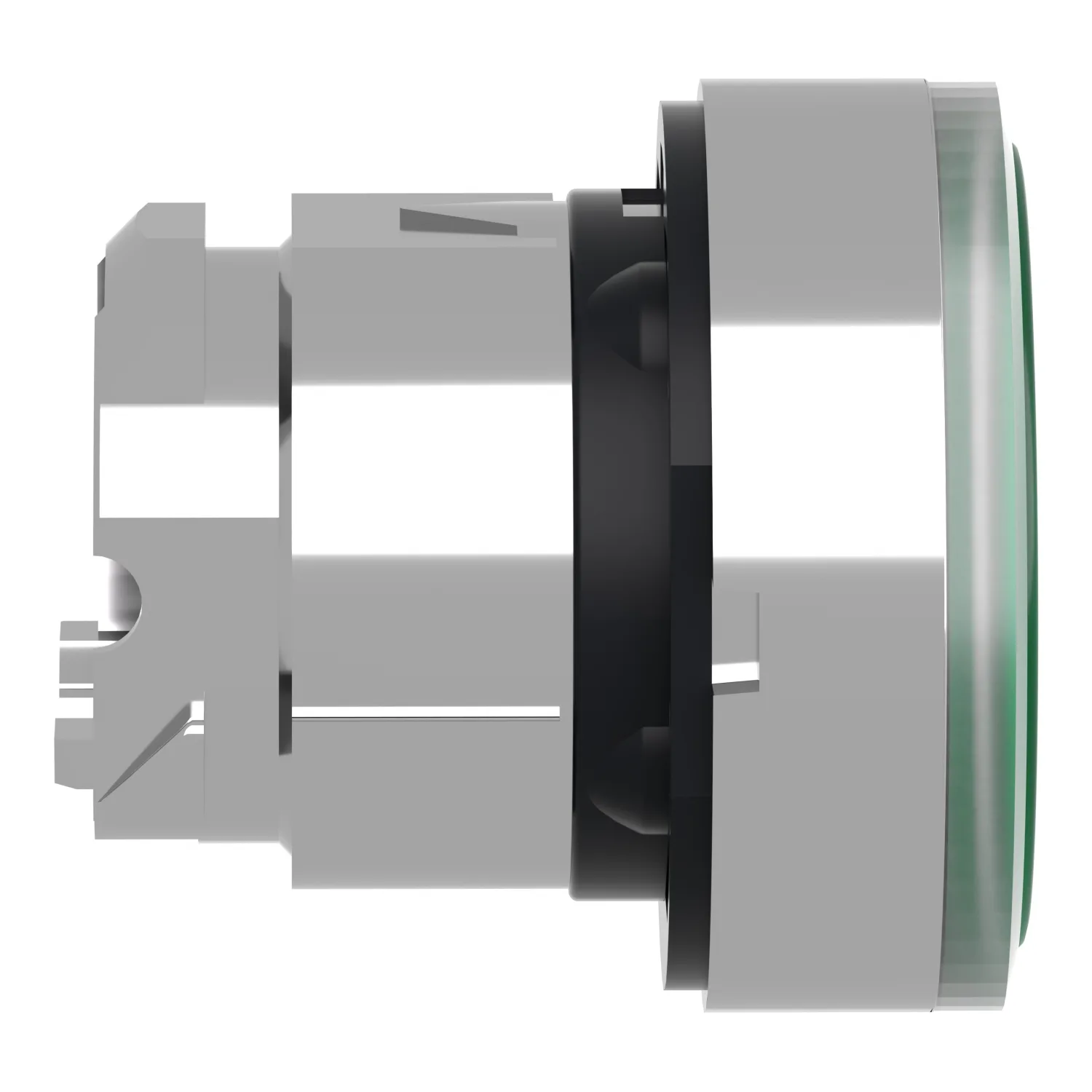 Schneider ZB4BH033 - Anahtar: basmalı düğme; 22mm; Sabit poz: 2; yeşil; IP66; düz; Poz: 2