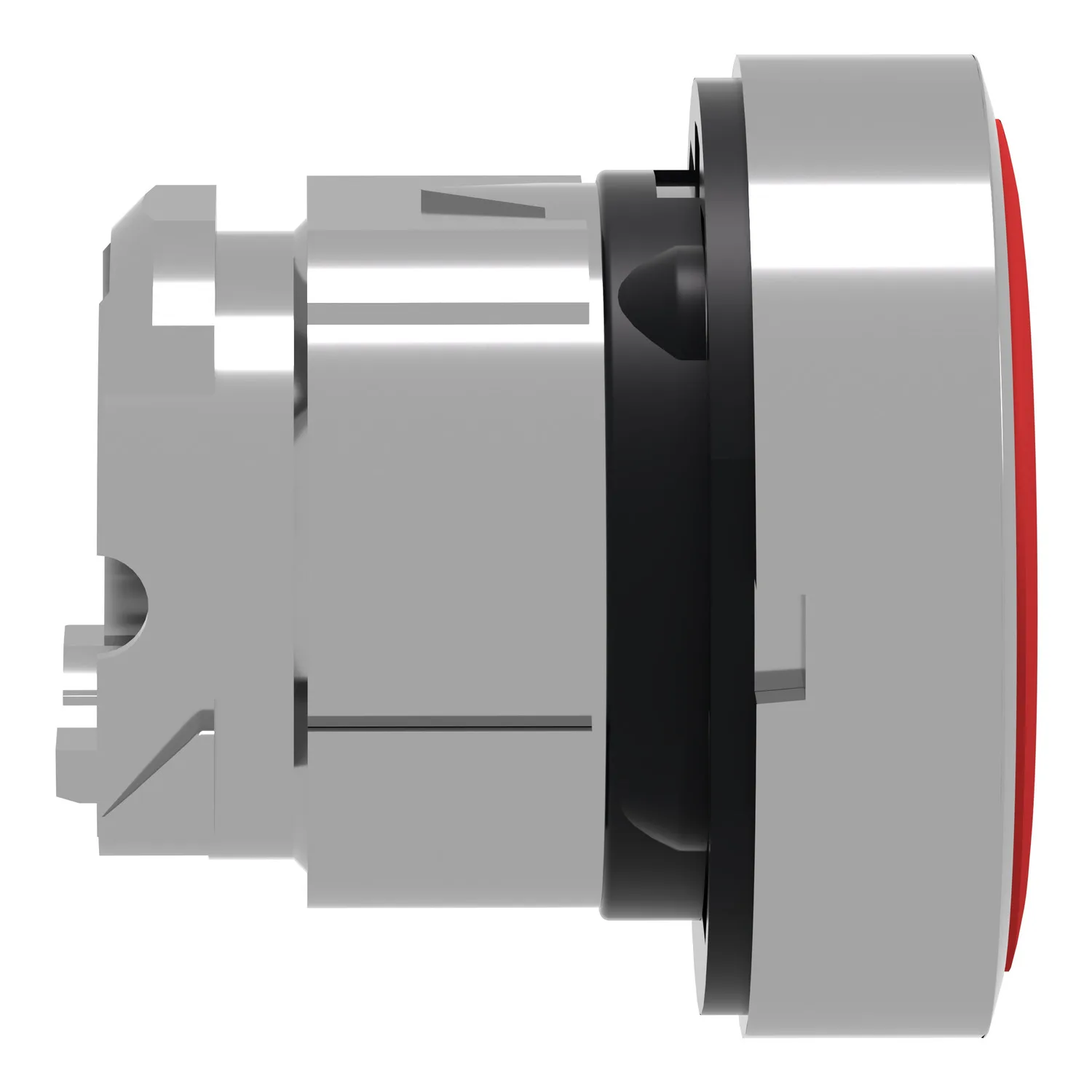 Schneider ZB4BH04 - Anahtar: basmalı düğme; 22mm; Sabit poz: 2; kırmızı; yok; IP66; düz; Poz: 2