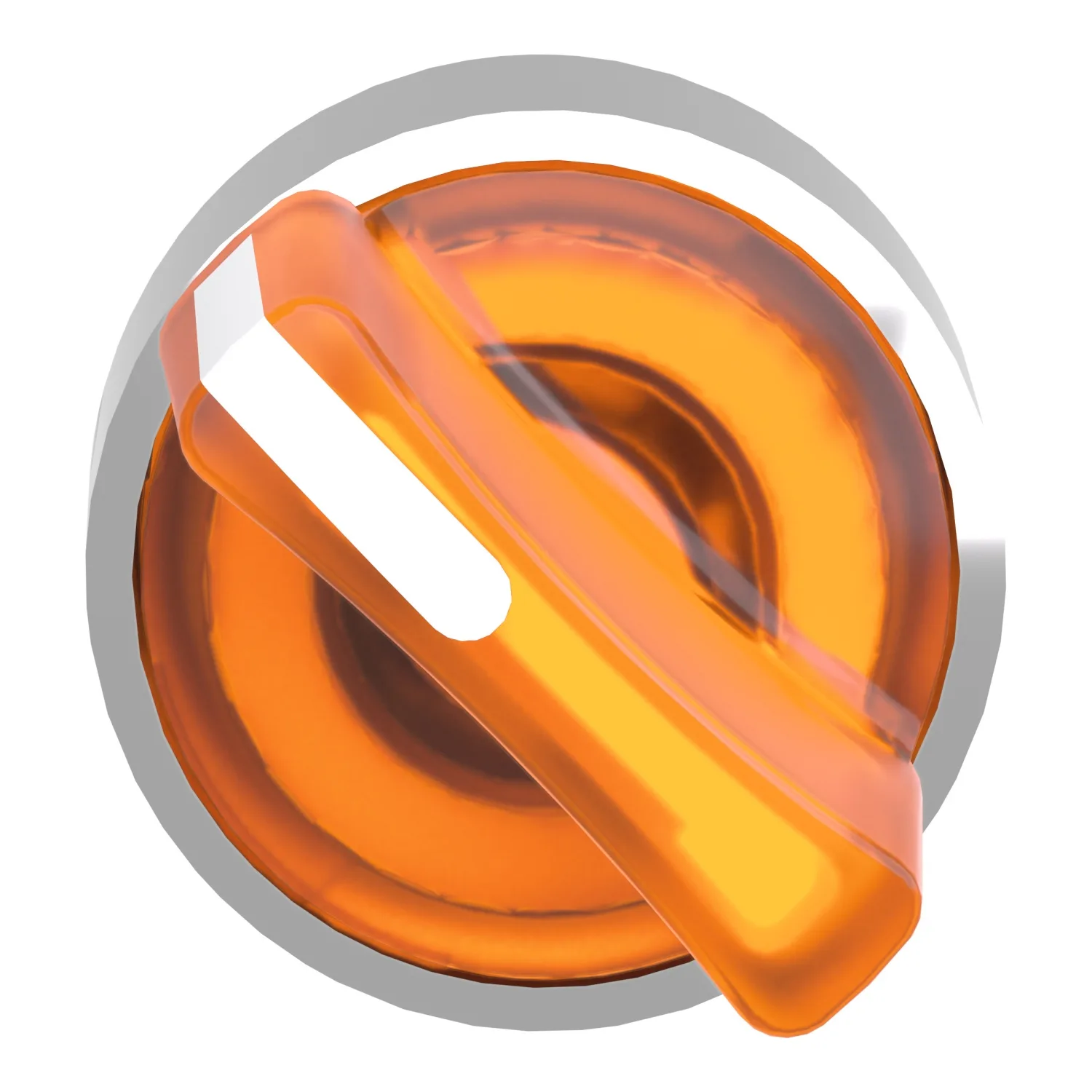 Commutateur: rotatif; 22mm; Pos.stab: 2; orange; LED; IP66; sailli - 3