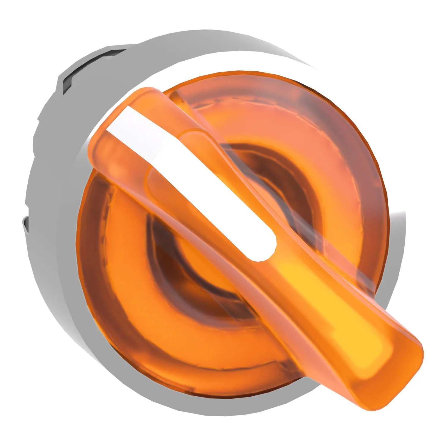 Schneider ZB4BK1253 - Commutateur: rotatif; 22mm; Pos.stab: 2; orange; LED; IP66; sailli
