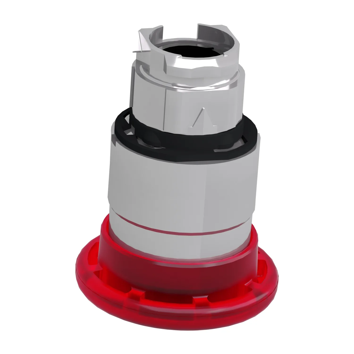 Commutateur: bouton-poussoir; 22mm; Pos.stab: 2; rouge; IP66; Pos: 2 - 2