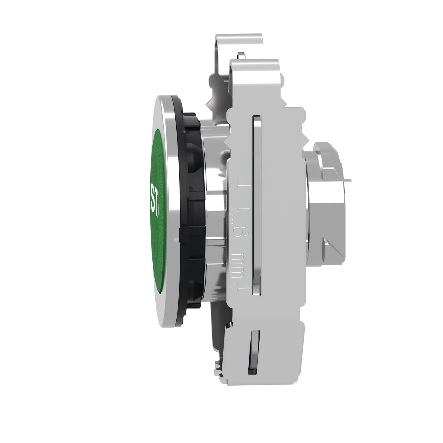 Drucktaster, Frontelement, Harmony XB4F, Metall, 30mm, grün, beschriftet START, tastend - 6