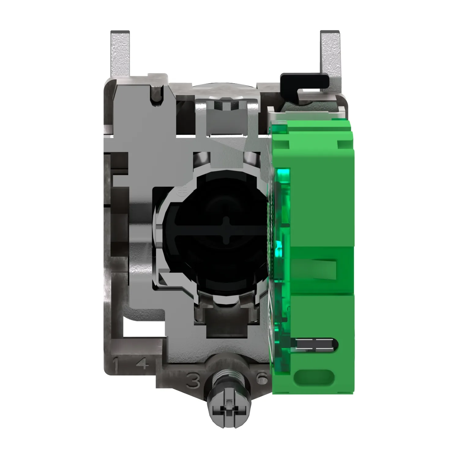 Schalter: Druck; 22mm; Stab.Pos: 1; rot; Fehlen; IP66; flach; Pos: 2 - 6
