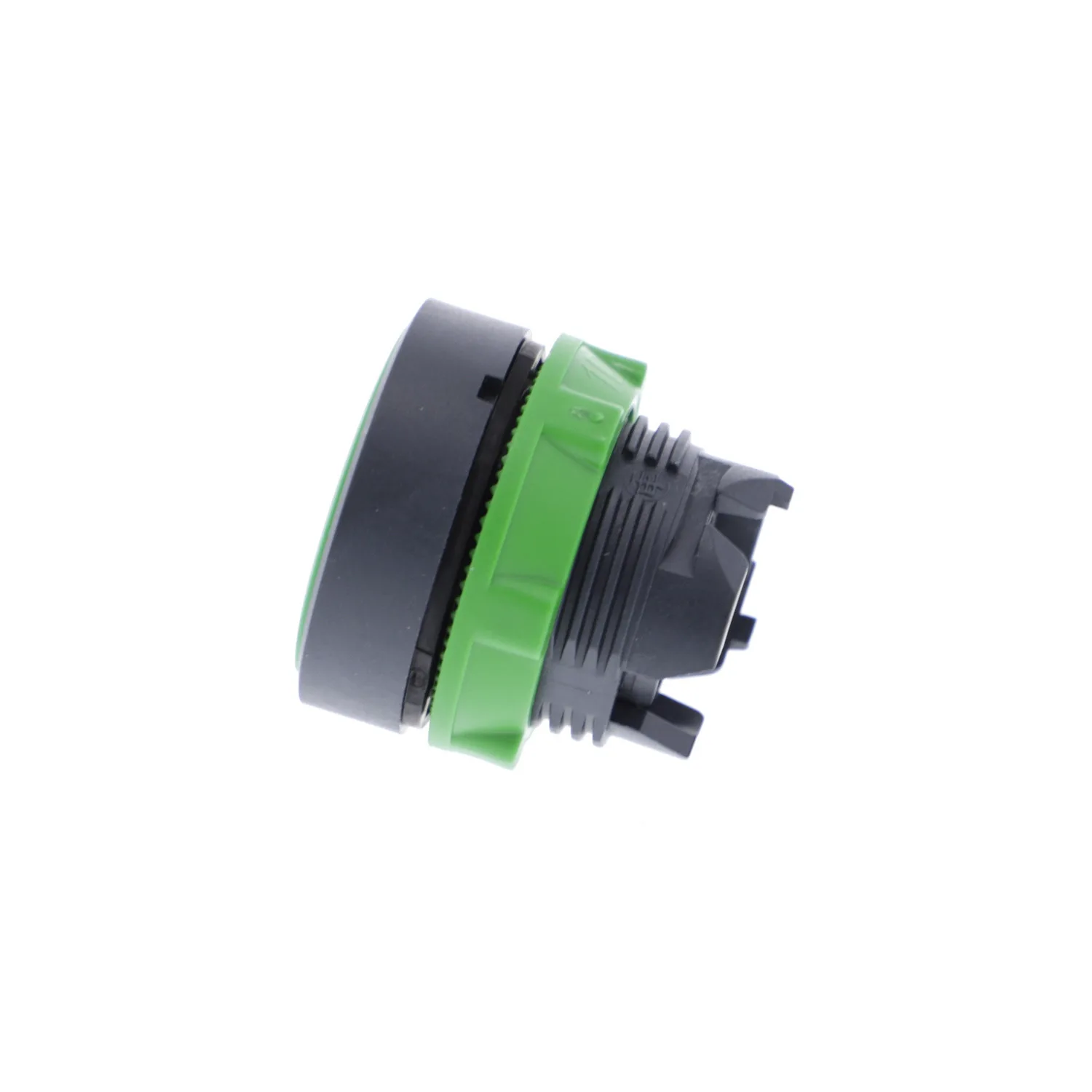 Schalter: Druck; 22mm; Stab.Pos: 1; grün; Fehlen; IP66; flach; Pos: 2 - 2