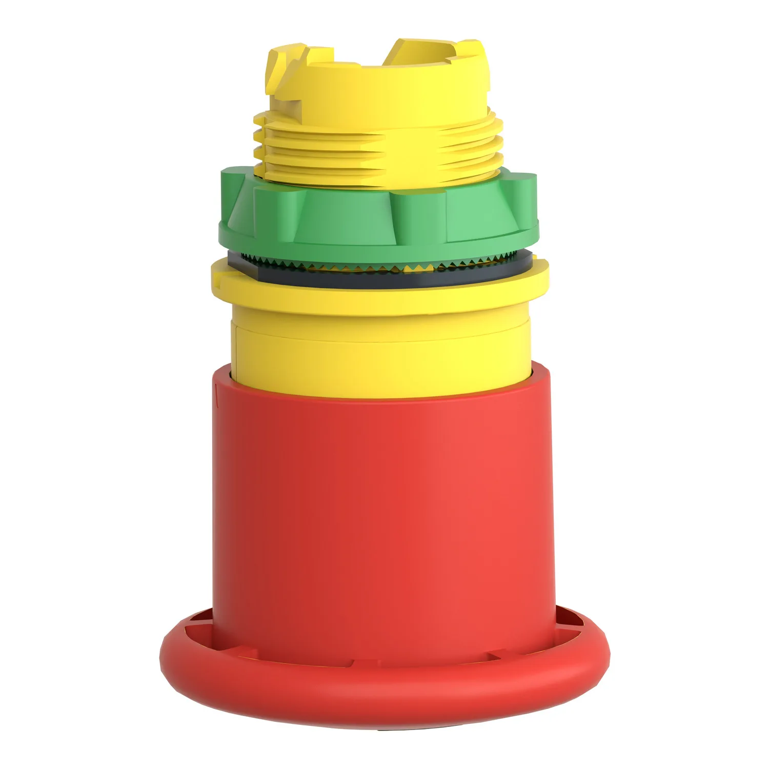 Schalter: Sicherheits-; 22mm; Stab.Pos: 2; rot; LED; IP66; Pilz- - 3