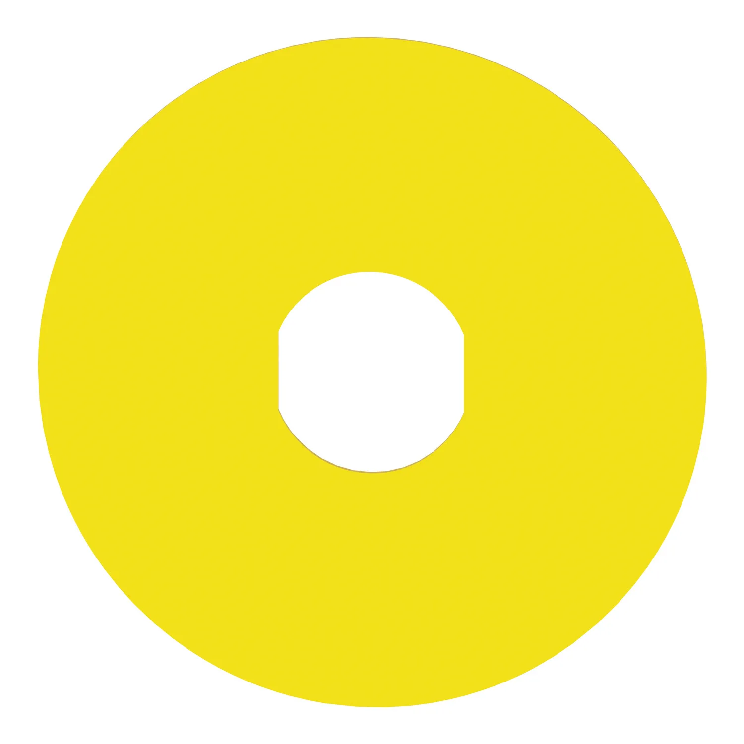 Étiquette; Harmony XB4; Ø22mm; jaune; Dim: Ø90mm - 3