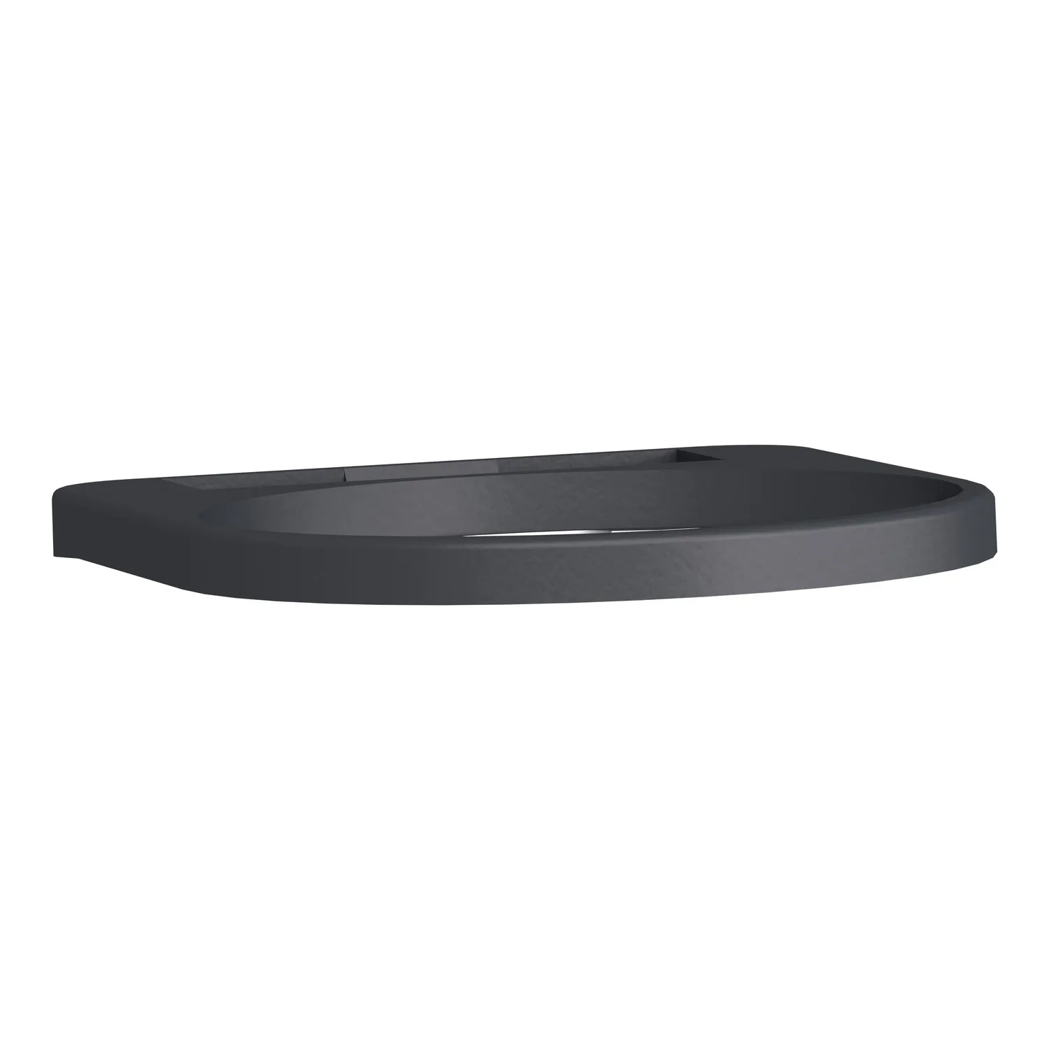 Schildträger 30x40mm, Schild schwarz rot, für Flush 30mm - 2