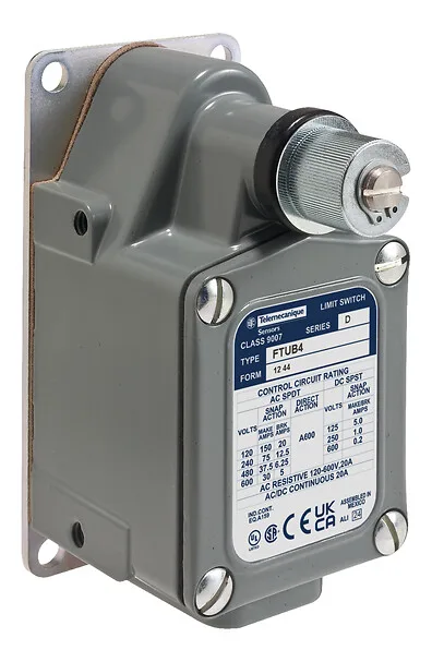 Telemecanique Sensors 9007FTUB4M12 - 9007FTUB4M12 - LIMIT SWITCH 600VAC 12AMP T+FT +OPTIONS