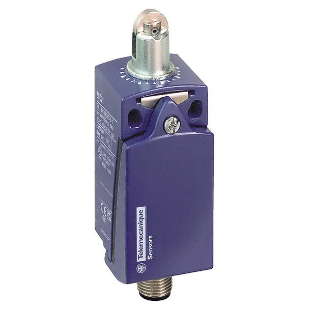 Telemecanique Sensors XCKD2102M12 - XCKD2102M12 - LIMIT SWITCH XCKD ROLLER PLUNGER 1 NC AN