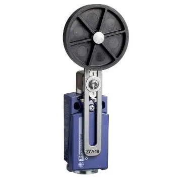 Telemecanique Sensors XCKD2149P16 - XCKD2149P16 - Sınır şalteri XCKD, plastik, plastik makaralı kol, 1NC+1NO, ani hareketli, Ø50 mm makara, M16 kablo girişi
