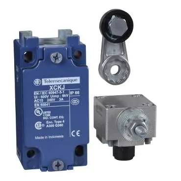 Telemecanique Sensors XCKJ10513 - XCKJ10513 - Sınır şalteri XCKJ, çelik makaralı kol, 1NC+1NO, ani hareketli, Pg13 kablo girişi