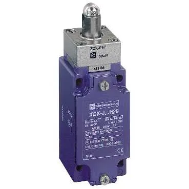 Telemecanique Sensors XCKJ167 - XCKJ Sınır şalteri, güçlendirilmiş çelik makaralı itici, 1NC+1NO, ani hareketli, Pg13 kablo girişi