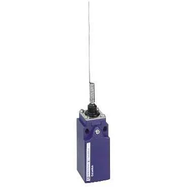 Telemecanique Sensors XCKN2106P20 - XCKN2106P20 - Sınır şalteri XCKN, esnek yaylı çubuk (kedi bıyığı), 1NC+1NO, ani hareketli, M20 kablo girişli