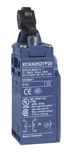 Telemecanique Sensors XCKN2127G11 - XCKN2127G11 - LS 1NO1NC SA CE PG11 1 ACTUATION VE
