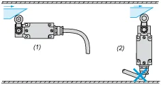 XCMD2110L1 - Sınır şalteri XCMD, çelik uçlu itici, 1NC+1NO, ani etkili, 1 m kablo - 3