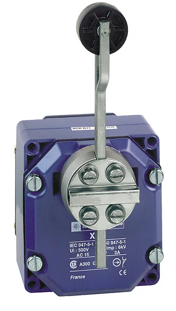 Telemecanique Sensors XCRB12 - XCRB12 - LIMIT SWITCH XCRB ROLLER LEVER 1 NC AND