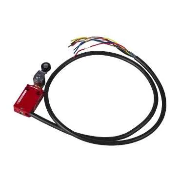 Telemecanique Sensors XCSM3915L1 - Güvenlik sınır şalteri XCSM, metal, 2NC+1NO, 1 m kablolu, döner kollu
