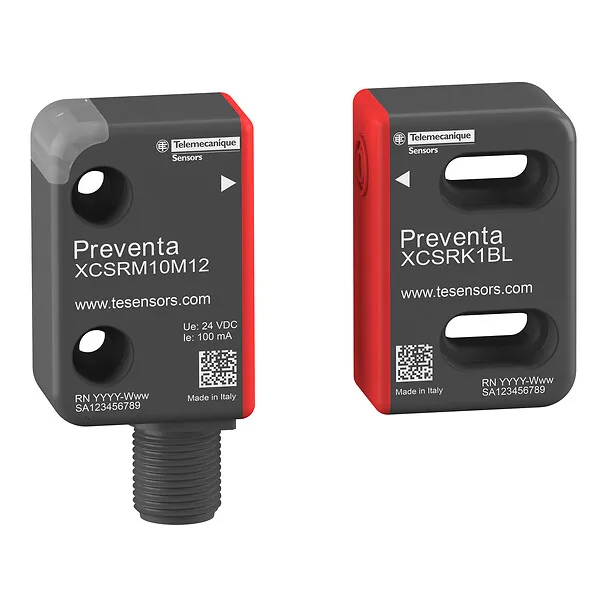 Telemecanique Sensors XCSRM10M12 - Minyatür RFID Emniyet sensörü