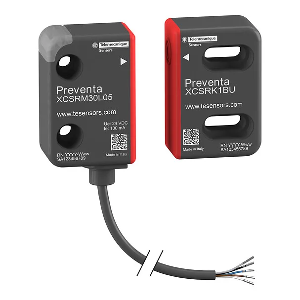 Telemecanique Sensors XCSRM30L05 - Mini Safety RFID switch 3 pair sg 5m