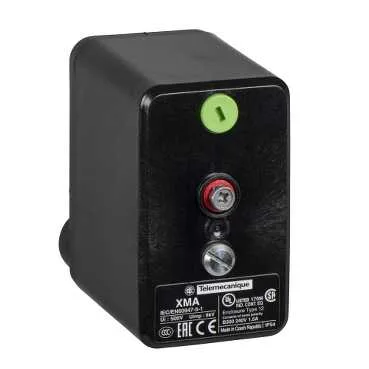 Telemecanique Sensors XMAV12L2135 - Basınç şalteri, XMA, basınç aralığı 12 bar, ayarlanabilir skala, 1CO, 2 eşik