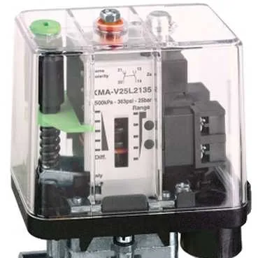 Telemecanique Sensors XMAV25L2135 - Basınç şalteri, XMA, basınç aralığı 25 bar, ayarlanabilir skala, 1CO, 2 eşik