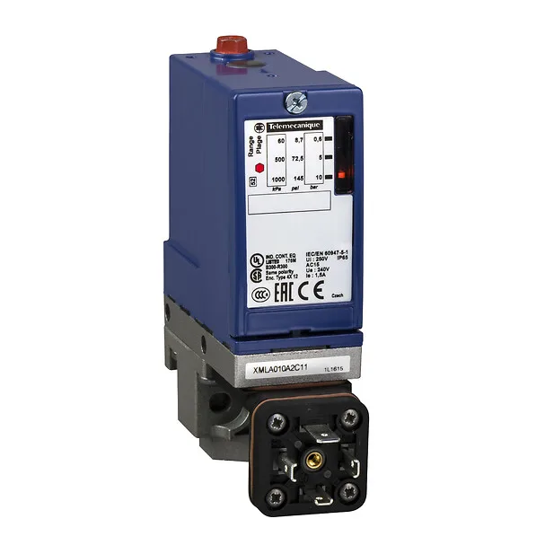 Telemecanique Sensors XMLA010A2C11 - XMLA010A2C11 - PRESSURE SWITCH XMLA 10 BAR FIXED SCALE