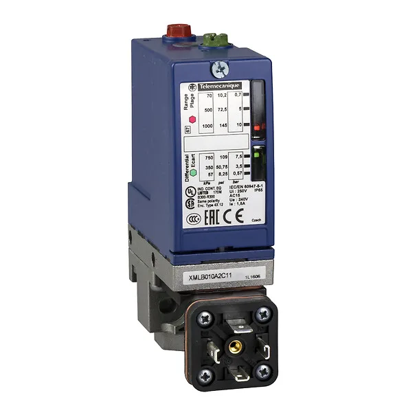 Telemecanique Sensors XMLB010A2C11 - XMLB010A2C11 - PRESSURE SWITCH XMLB 10 BAR ADJUSTABLE S