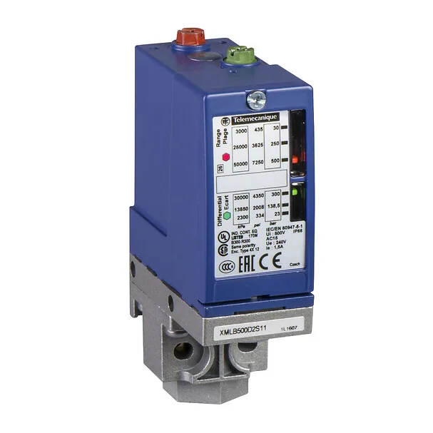 Telemecanique Sensors XMLB020B2S11 - XMLB020B2S11 - PRESSURE SWITCH XMLB 20 BAR ADJUSTABLE S