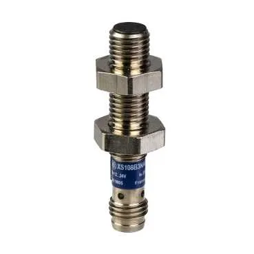 Telemecanique Sensors XS108B3NAM8 - Endüktif sensör, XS1, M8, paslanmaz çelik, Sn 2.5 mm, NPN, NO, L 42.5 mm, 12...24 VDC, tıkalı, 3 telli