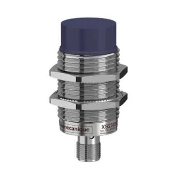 Telemecanique Sensors XS230BLNAM12 - Endüktif sensör, XS2, M30, pirinç, Sn 15 mm, NPN, NO, M12 konektör, L68 mm, 12...24 VDC, yanı yataklanmasız, 3 telli