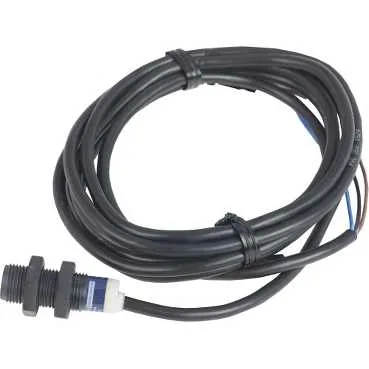 Telemecanique Sensors XS4P12PA340 - Endüktif sensör, XS4, M12, PPS, Sn 4 mm, PNP, NA, kablo 2 m, L35 mm, 12...24 VDC