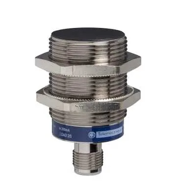 Telemecanique Sensors XS530B1PBM12 - Endüktif sensör, XS, M30, pirinç, Sn 10 mm, PNP, NK, M12 konnektör, L55 mm, 12...24 VDC
