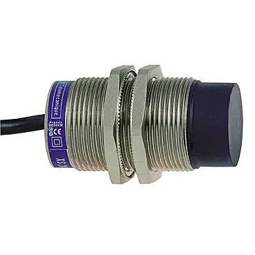 Telemecanique Sensors XS630B4PBL2 - Endüktif sensör, XS6, M30, pirinç, Sn 22 mm, PNP, NC, kablo 2 m, L66 mm, 12...48 VDC, gömme olmayan, 3 telli