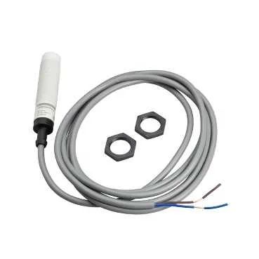 Telemecanique Sensors XT218A1FAL2 - Kapazitiver Sensor, XT, M18, Kunststoff, Sn 8 mm, Schließer, Kabel 2 m, 24...240 VAC, nicht bündig, 2-Draht