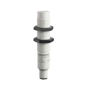 Telemecanique Sensors XT218A1PCM12 - Kapasitif sensör, XT, M18, plastik, Sn 8 mm, PNP, NO+NC, M12 konnektör, 12...24 VDC, sıktırma yapılmayan, 4 telli
